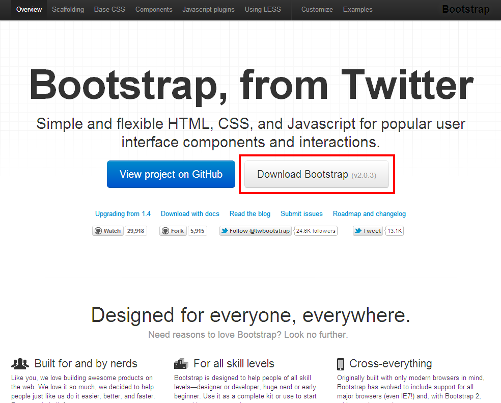 [み]超初心者向けのTwitter Bootstrapを導入する方法 | みはら.com